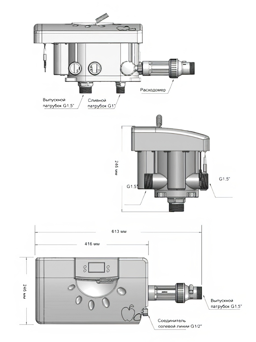Runxin TMF88A (Twin) для непрерывного контроля и автоматизации работы систем умягчения и деминерализации воды